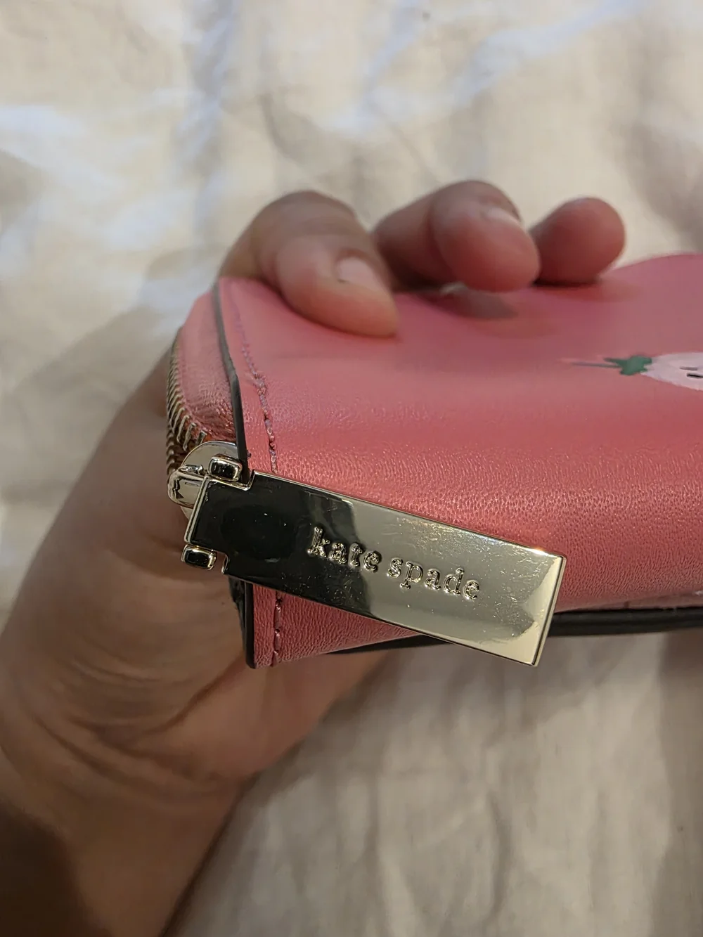 Kate Spade New York Pink Strawberry Compact Wallet